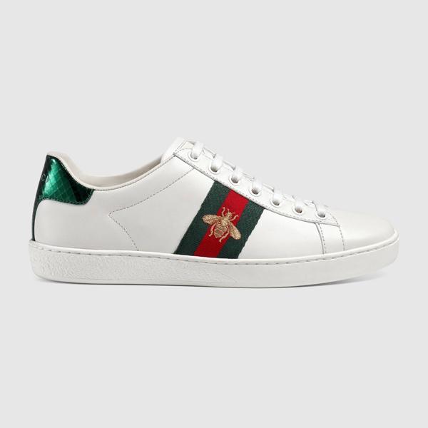 GUCCI スーパーコピー 新作 エース エンブロイダリー ビー付き スニーカー 8030807